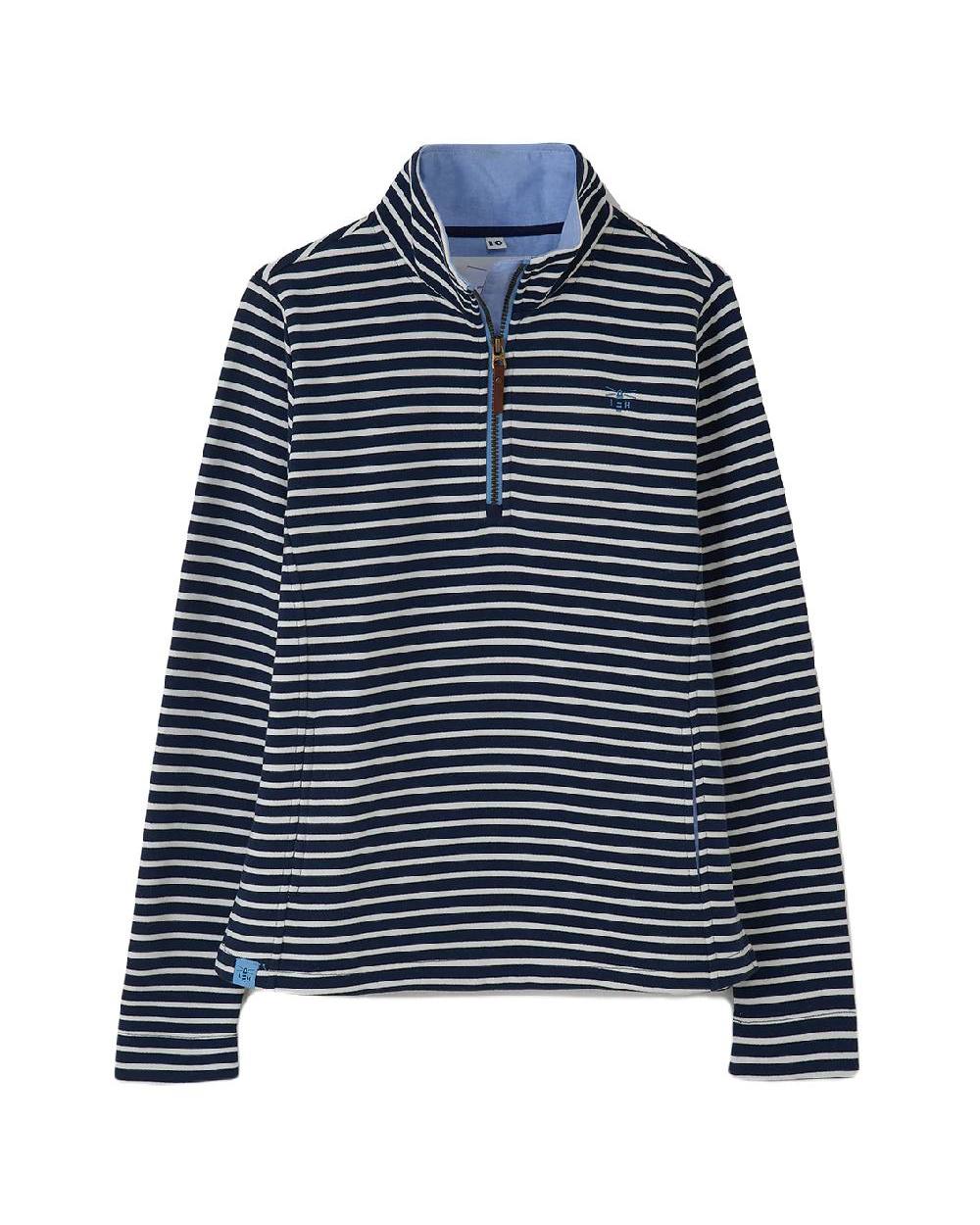 Lighthouse Shore Jersey Top in Midnight Stripe 