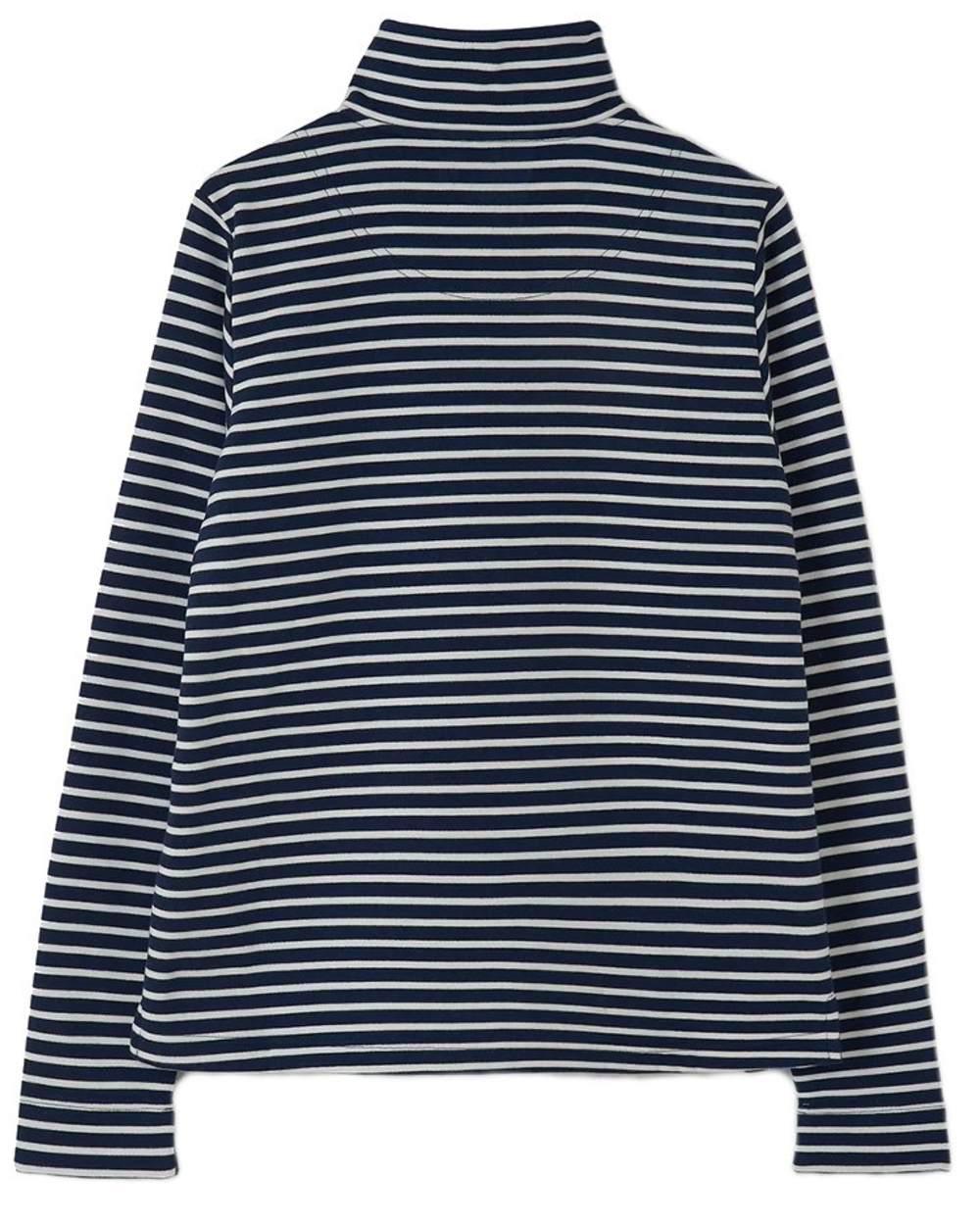Midnight Stripe coloured Lighthouse Shore Jersey Top on white background 