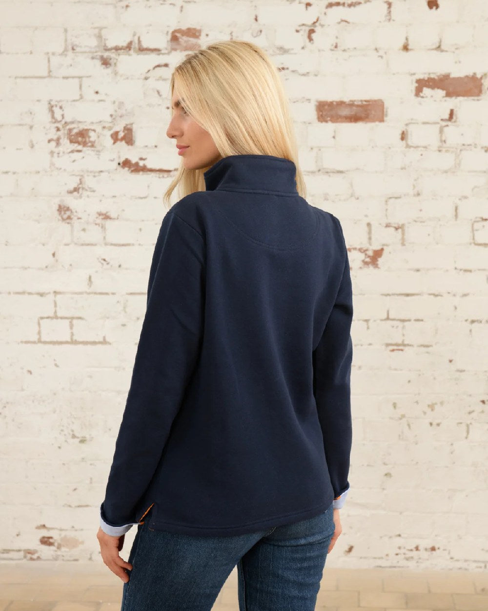 Lighthouse Shore Jersey Top in Navy 
