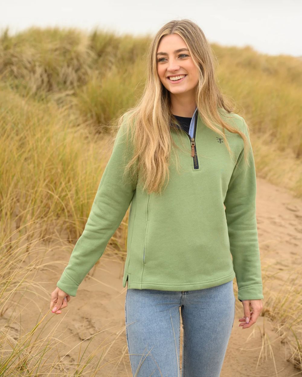 Lighthouse Shore Jersey Top in Pistachio 