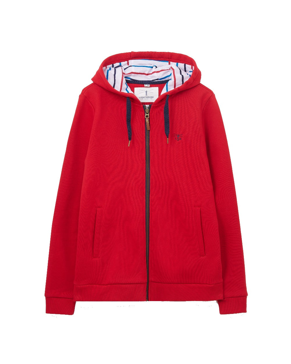 Lighthouse Womens Strand Hooded Jacket in Red 