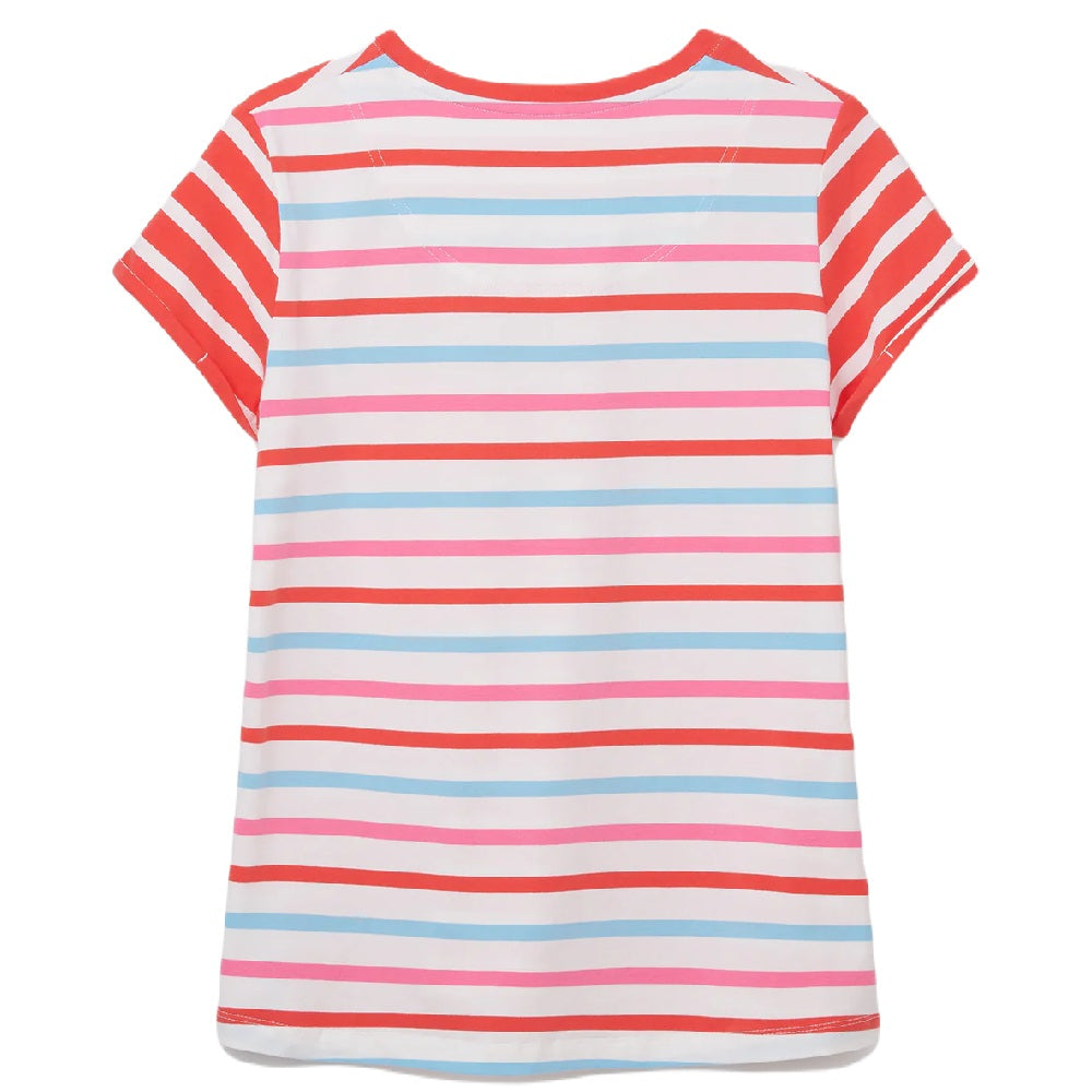 Lighthouse Ladies Causeway T-Shirt in Watermelon Stripe Lighthouse Ladies Causeway T-Shirt in Watermelon Stripe 