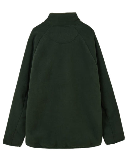 Hunter Green coloured Lighthouse Mens Windsor Waterproof Fleece Jacket on white background 