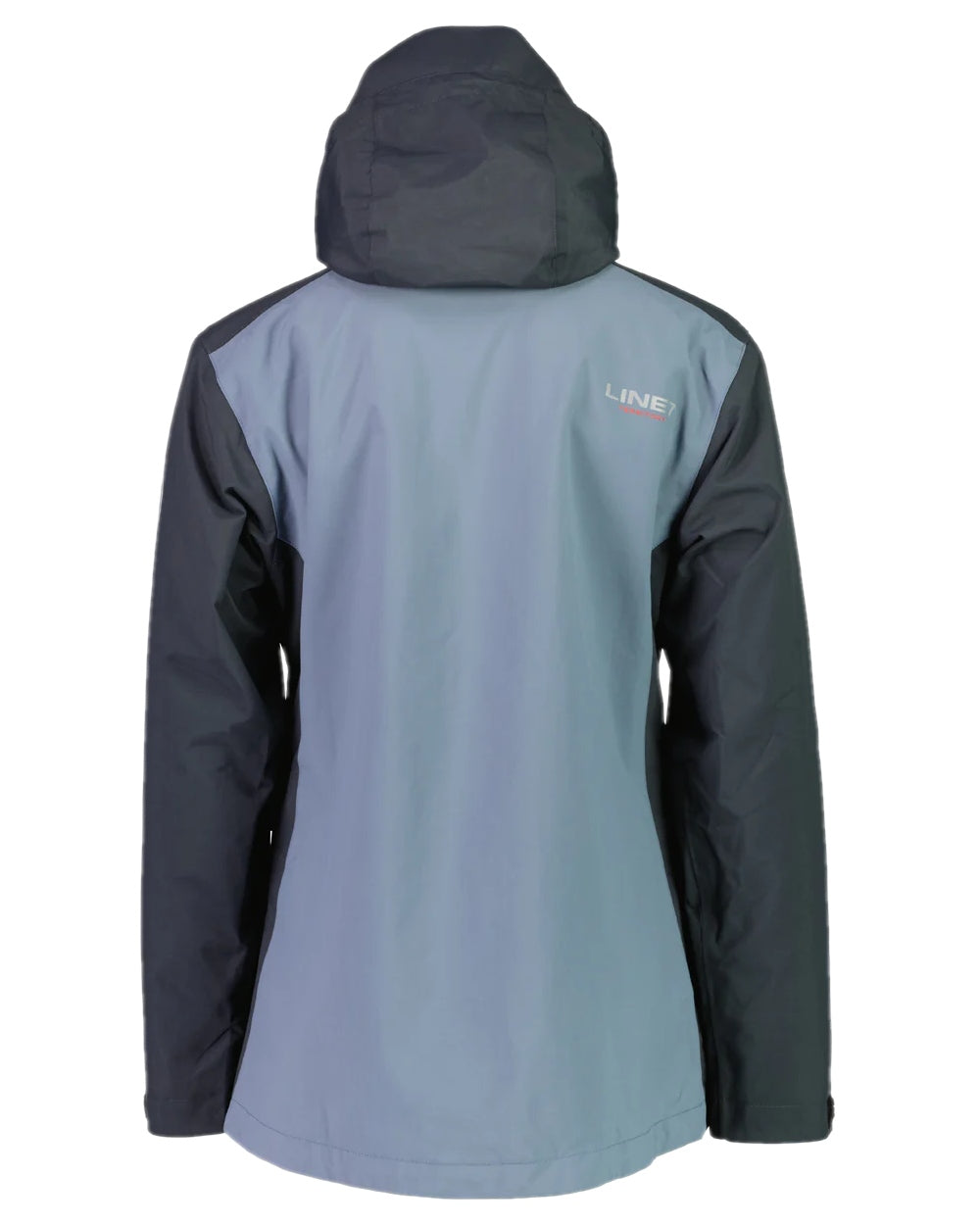 Stormy Weather Ebony Coloured Line 7 Womens Storm Armour10 Waterproof 2 Layer Jacket on white background 