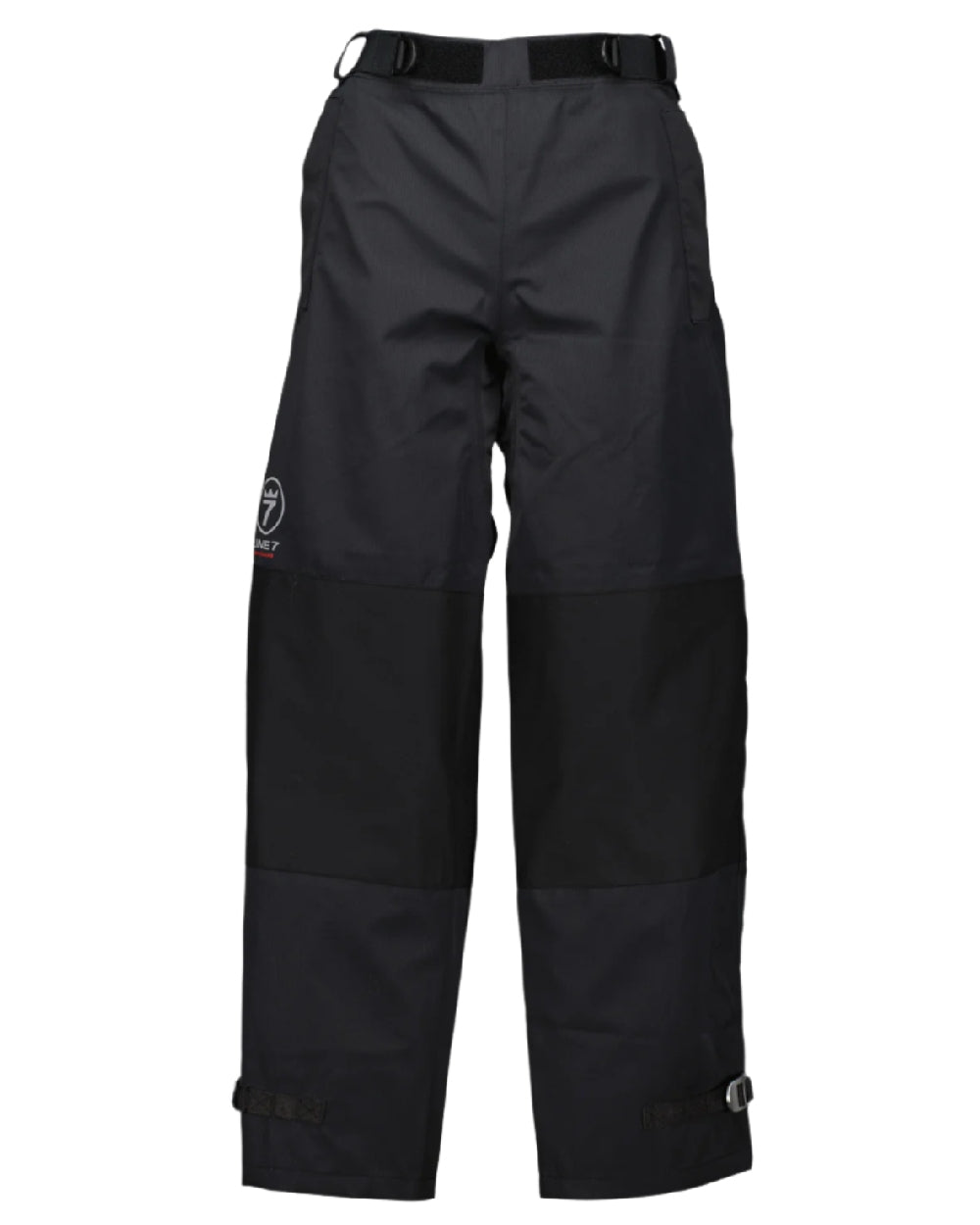 Black coloured Line 7 Womens Territory Storm Pro20 Waterproof Overtrouser on white background 