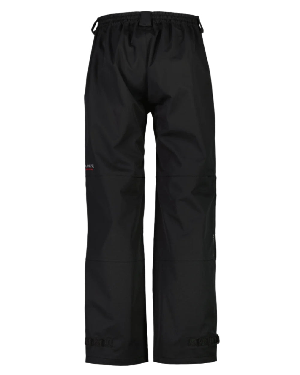 Black coloured Line 7 Womens Territory Storm Pro20 Waterproof Overtrouser on white background 
