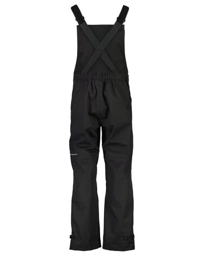Black coloured Line 7 Womens Storm Pro 20 V2 Waterproof Bib Overtrousers on white background 