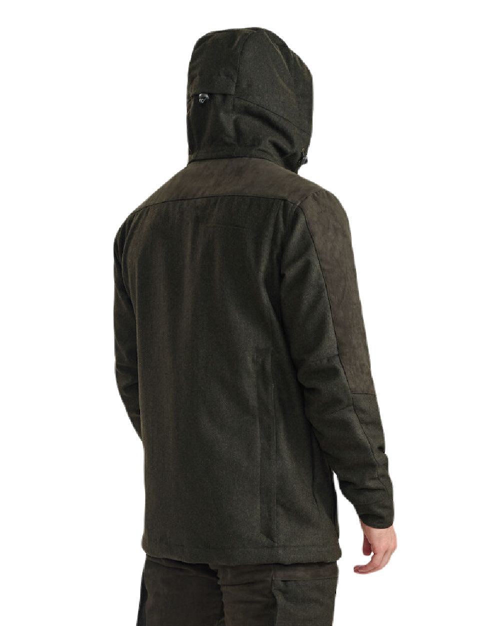 Loden Wood Coloured Deerhunter Tatra Jacket On A White Background 