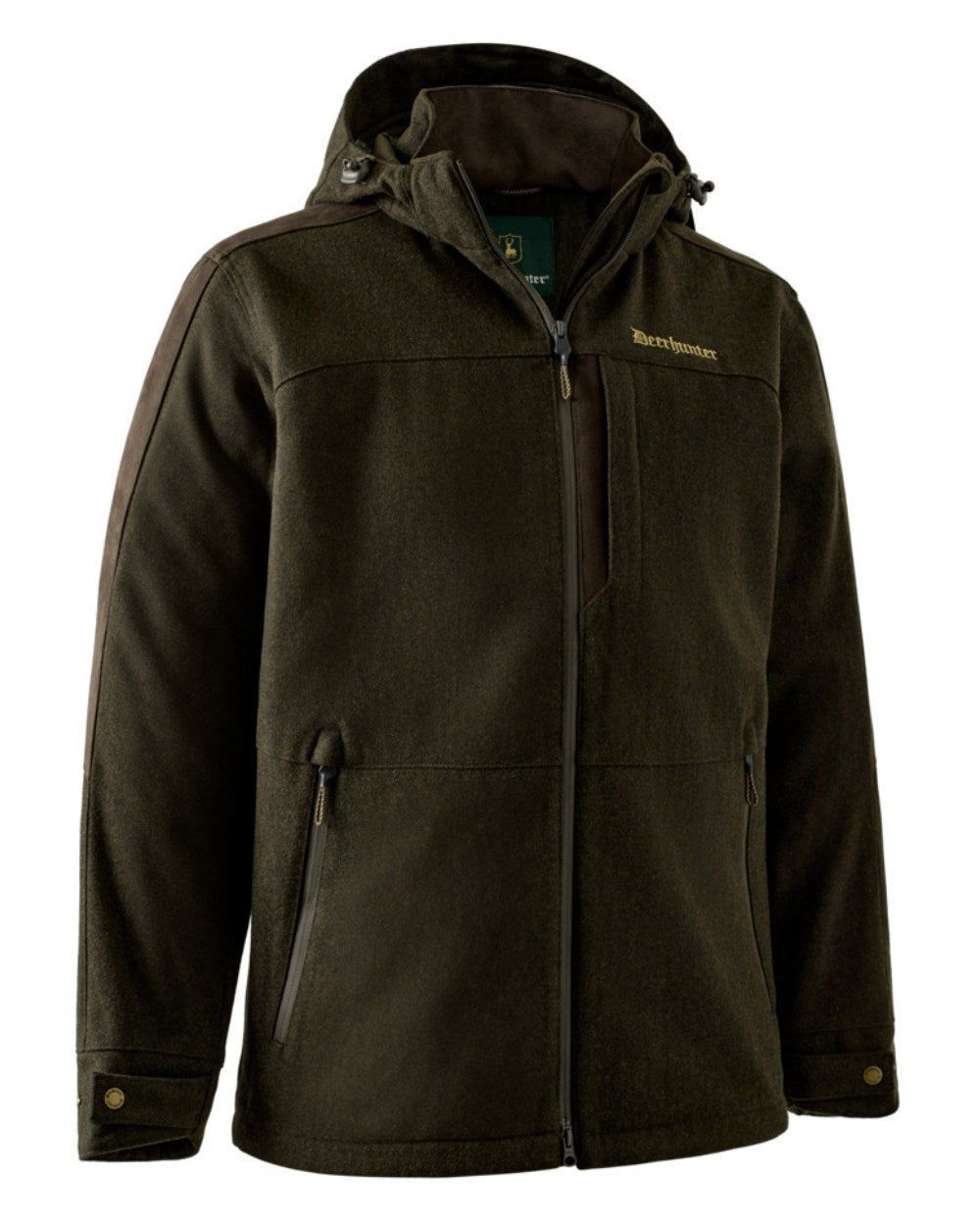 Loden Wood Coloured Deerhunter Tatra Active Jacket On A White Background 