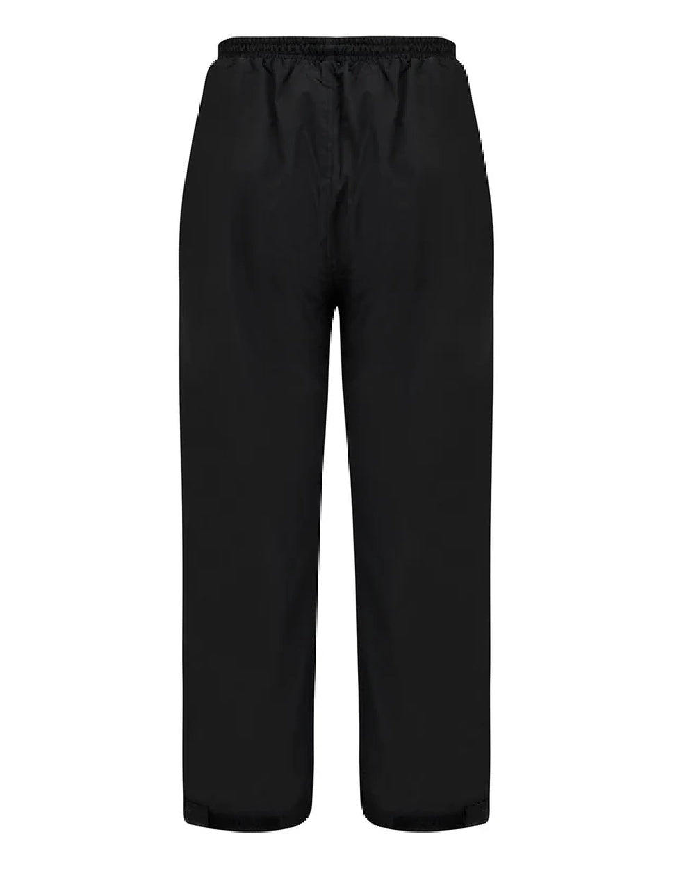 Liquorice coloured Mac In A Sac Explorer Mens Waterproof Overtrousers on white background 