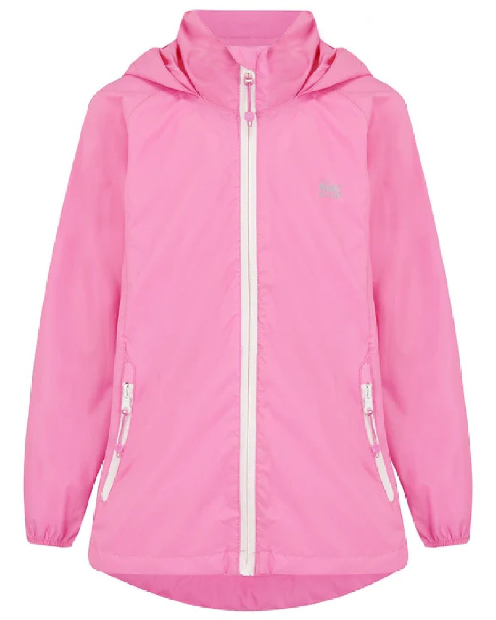 Sweet Pea Coloured Mac In A Sac Mini Origin Packable Waterproof Jacket on white background 