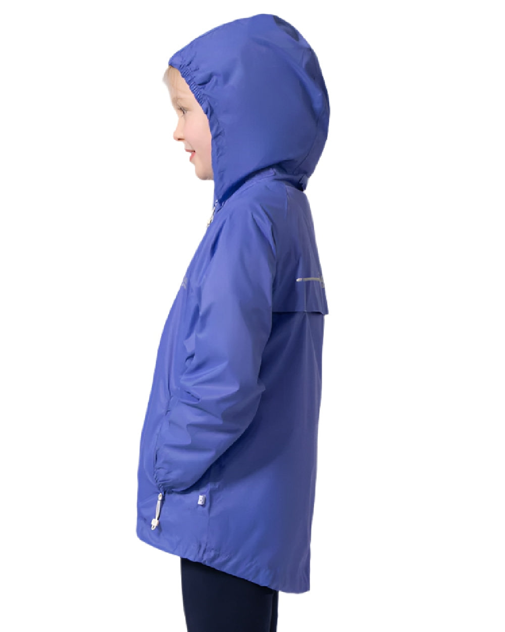 Ultraviolet Coloured Mac In A Sac Mini Origin Packable Waterproof Jacket on white background 