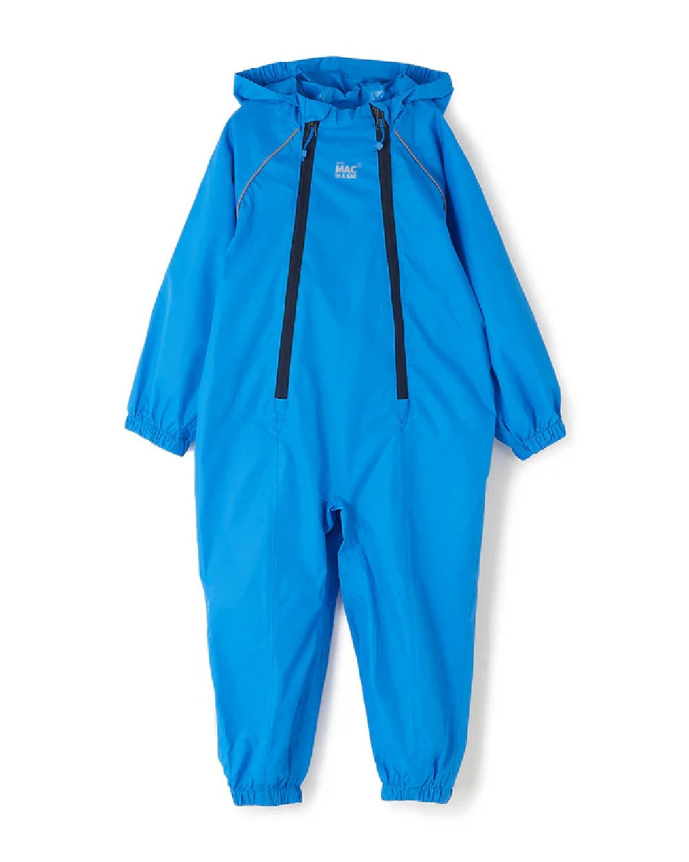 Ocean Blue coloured Mac In A Sac Origin 2 Puddlesuit on white background 