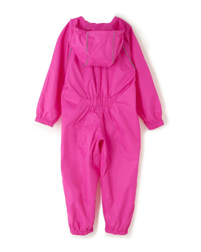 Pink coloured Mac In A Sac Origin 2 Puddlesuit on white background 