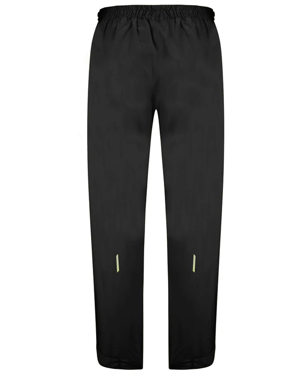 Black coloured Mac In A Sac Origin Packable Full Zip Overtrousers on white background 