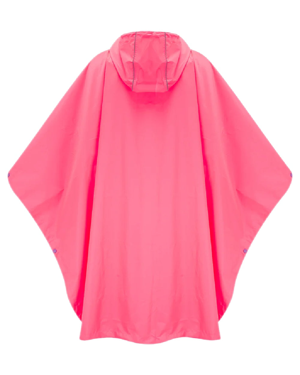 Neon Watermelon Coloured Mac In A Sac Origin Waterproof Poncho Neon on white background 