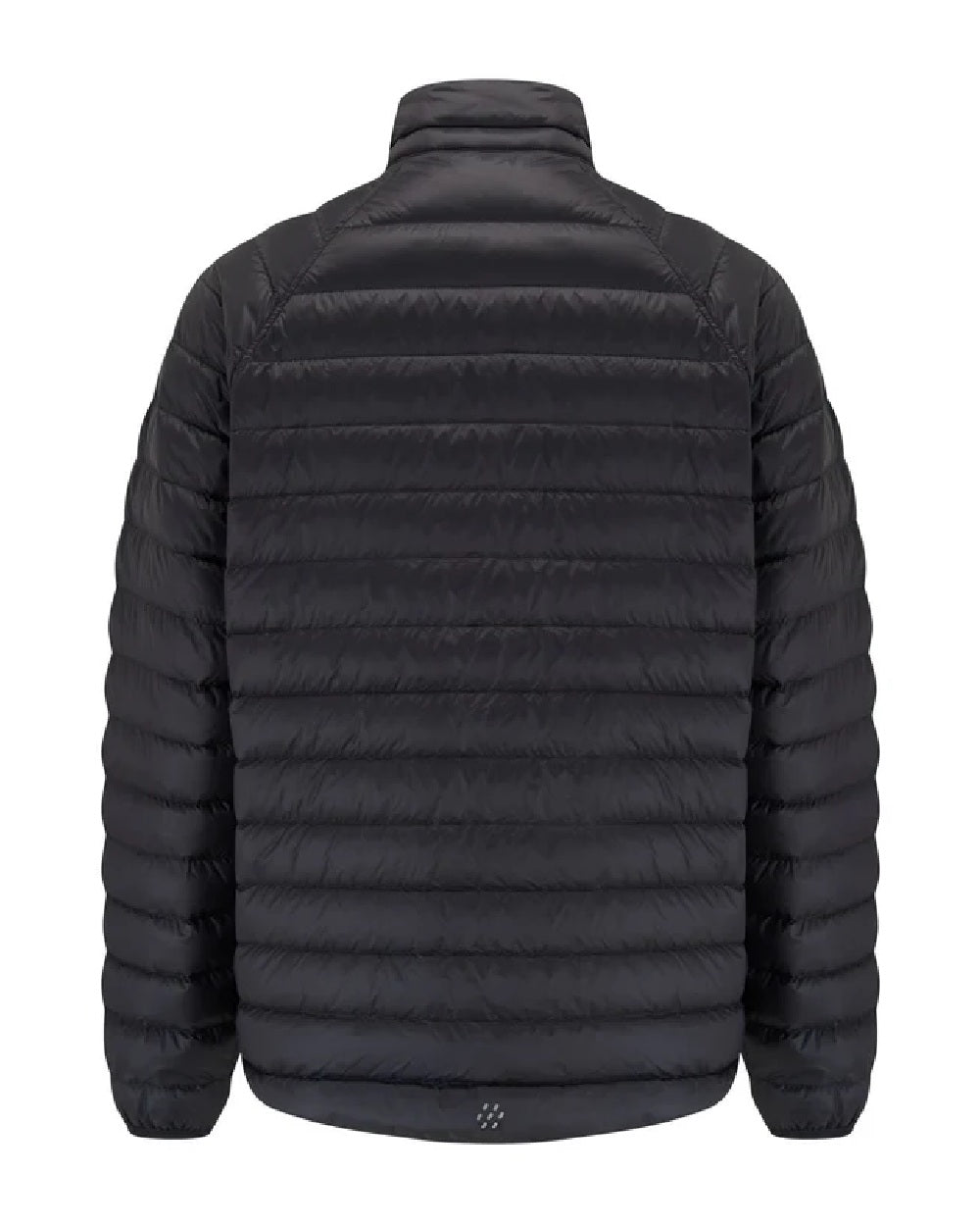Khaki Black coloured Mac In A Sac Packable Mens Polar Down Jacket on white background 