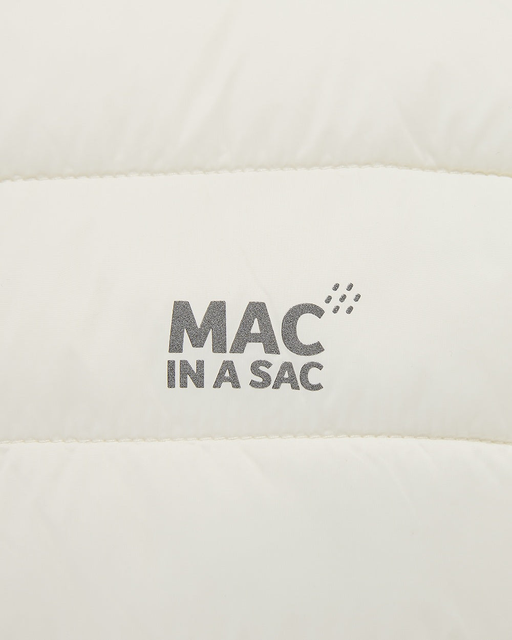 Ivory Coloured Mac In A Sac Womens Synergy Gilet on white background 