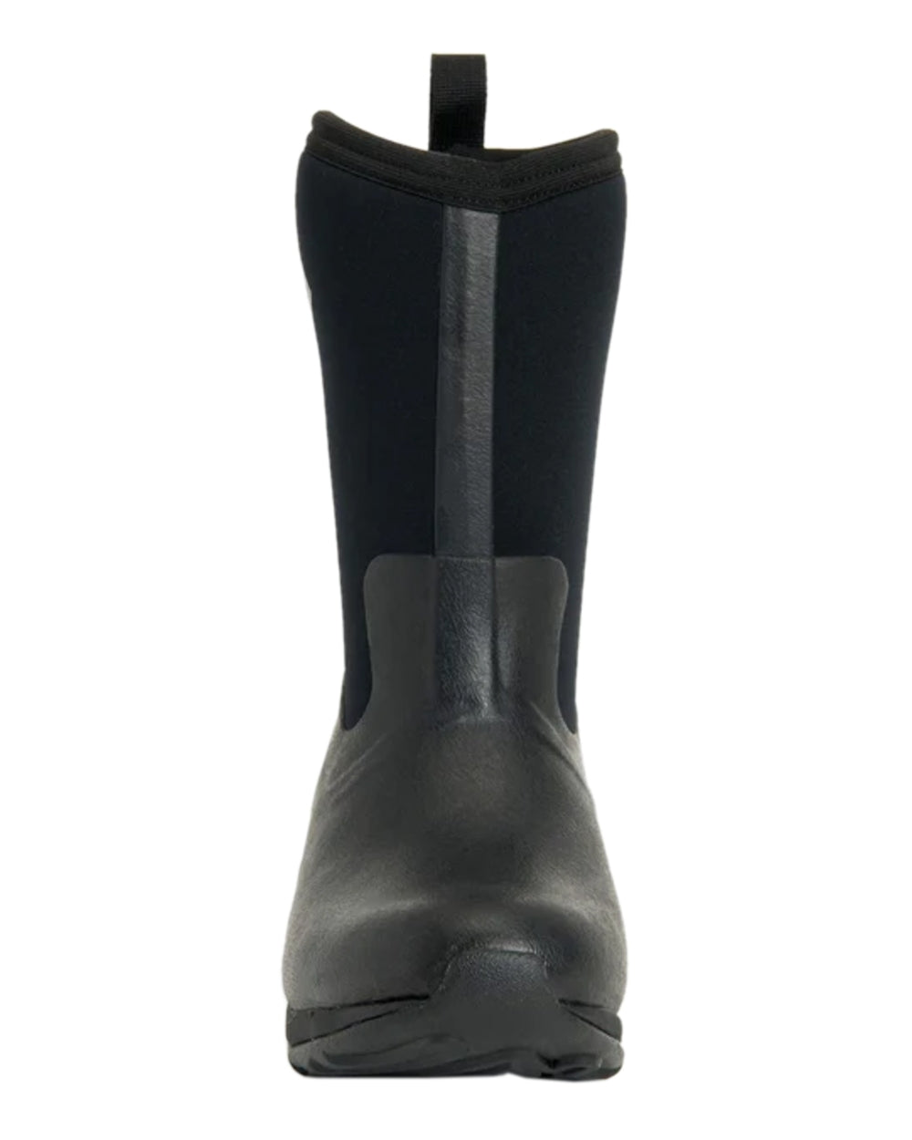 Black Coloured Muck Boots Womens Arctic Weekend Mid Wellingtons on white background 