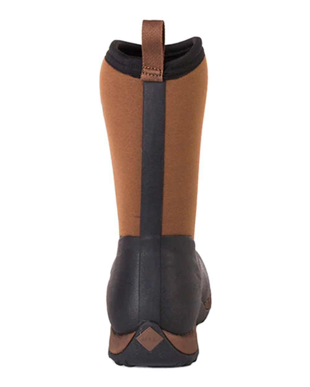 Tan Coloured Muck Boots Womens Arctic Weekend Mid Wellingtons on white background 