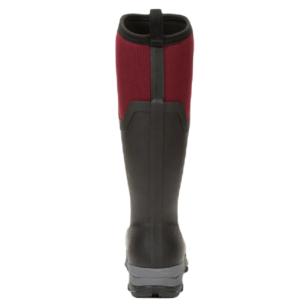 Muck Boots Womens Arctic Ice Tall Boots in Black Windsor Wine 