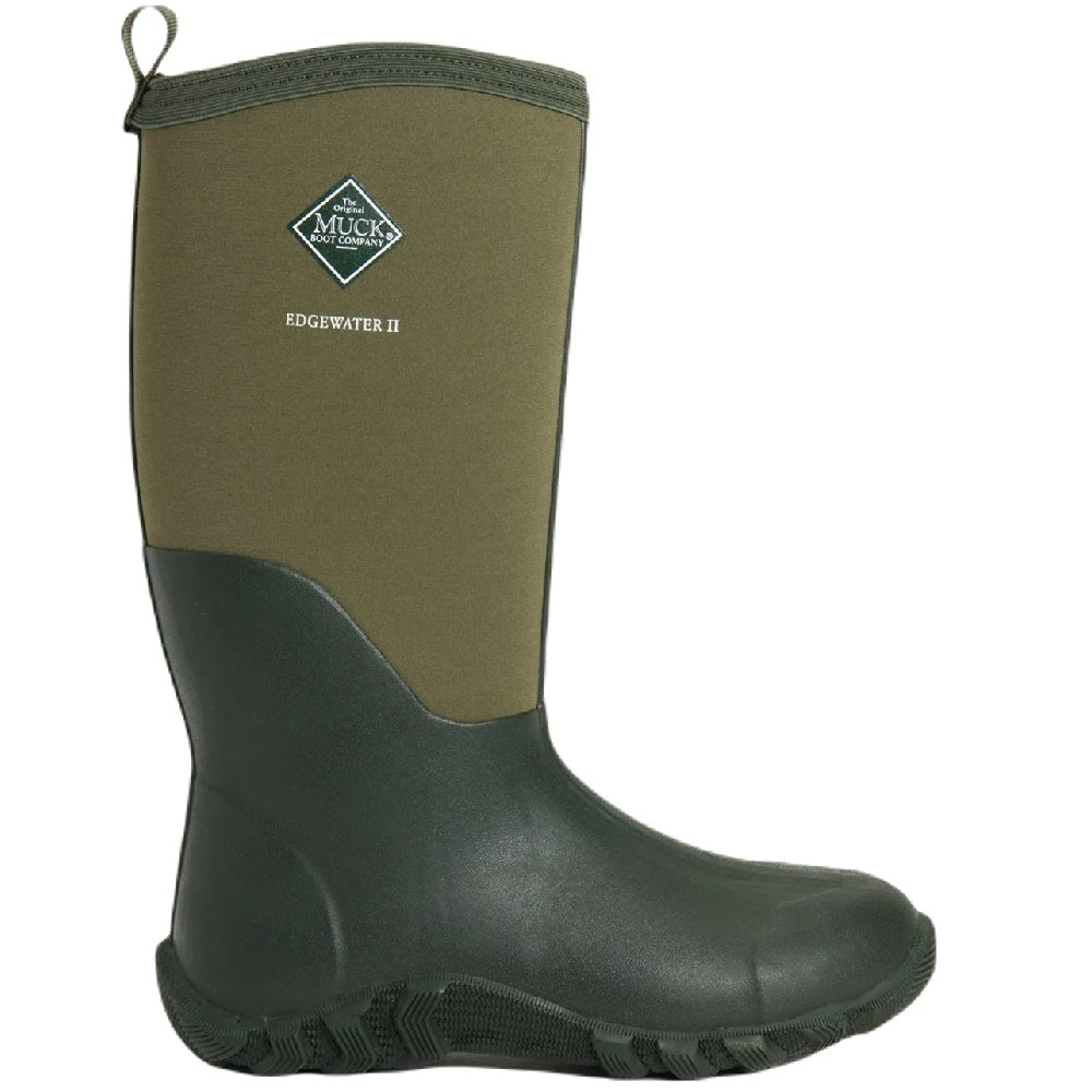 Muck Boots Edgewater II Wellingtons in Moss 