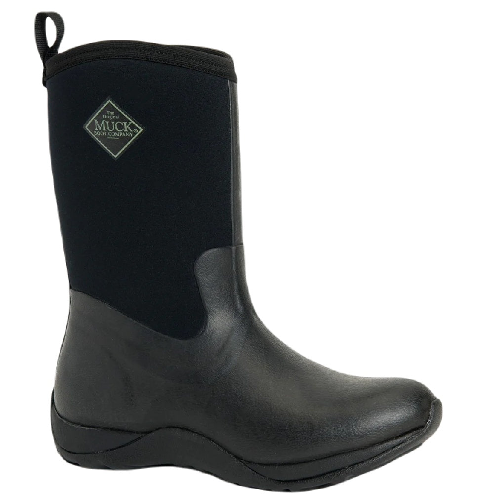 Muck Boots Womens Arctic Weekend Mid Wellingtons in Black 