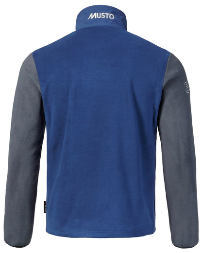 Blueprint Ombre Print Coloured Musto 64 Fleece Pullover On A White Background 