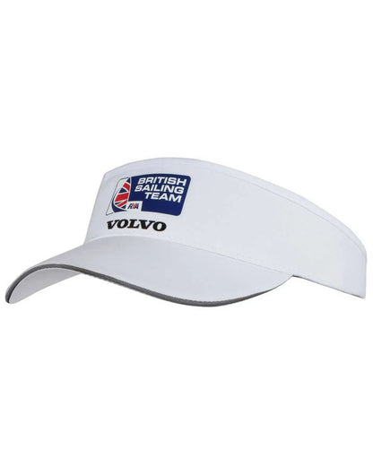 White Coloured Musto Bst Race Visor Mer on white background 