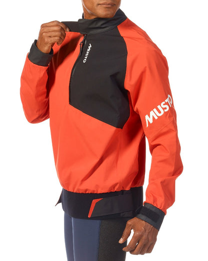 Oxy Fire Musto Champ Smock 2.0 on white background 