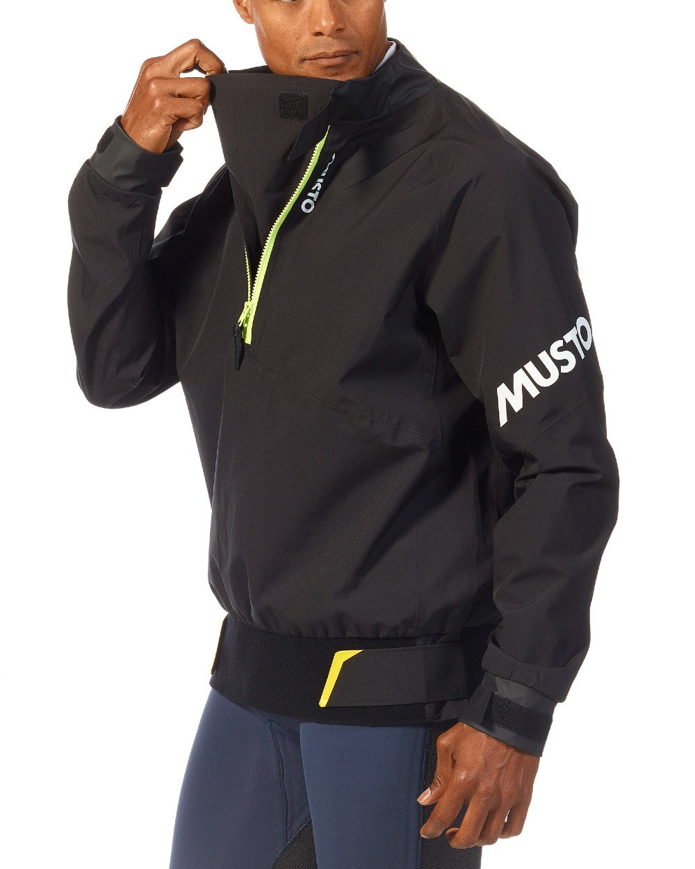 Black coloured Musto Champ Smock 2.0 on white background 