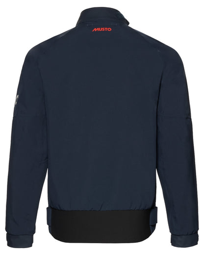 Navy coloured Musto Championship Smock 2.0 on white background 