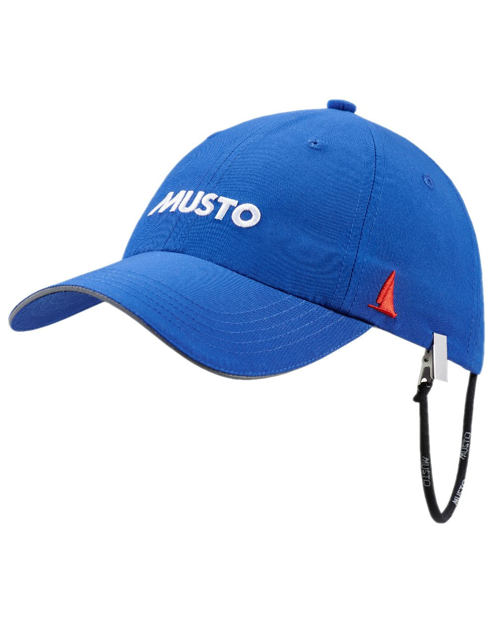 Mazarine Blue Coloured Musto Essential Fast Dry Crew Cap on white background 