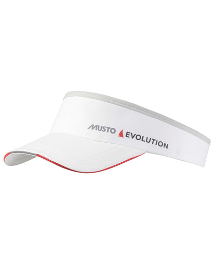 Musto Evolution Race Visor in White 