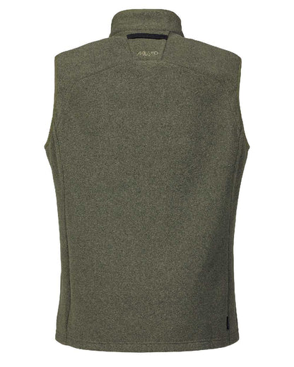 Deep Green Coloured Musto Fenland Polartec Fleece Vest on white background 