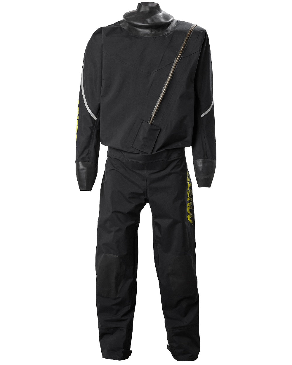 Black coloured Musto Foiling Drysuit on white background 