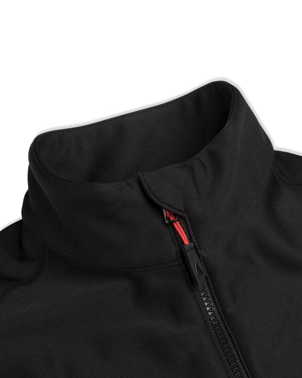 Black coloured Musto Frome Middle Layer jacket on white background 