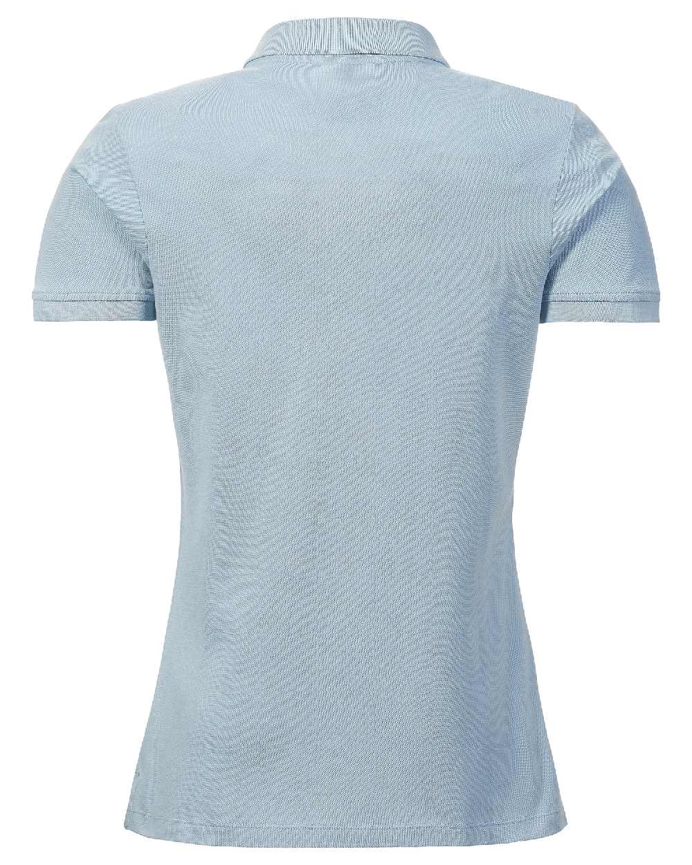 Good Grey Coloured Musto Ladies Essential Pique Polo Shirt on white background 
