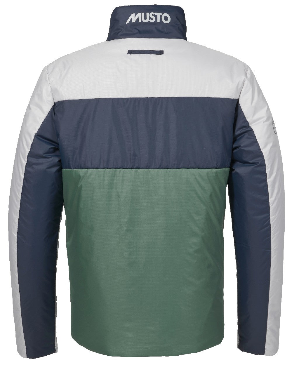 Duck Green coloured Musto Mens 64 PrimaLoft Jacket On A White Background 