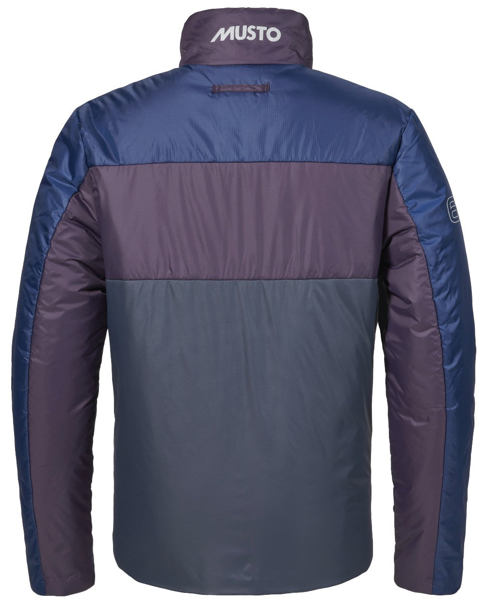 Ombre Blue coloured Musto Mens 64 PrimaLoft Jacket On A White Background 