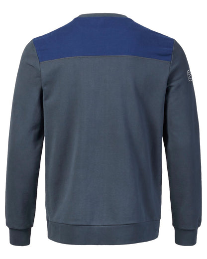 Ombre Blue Blueprint coloured Musto Mens 64 Tri Colour Sweatshirt On A White Background 