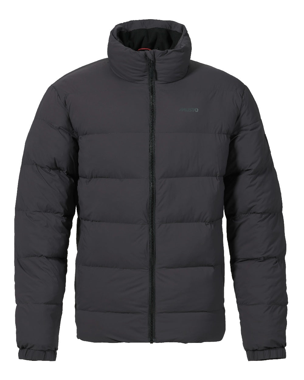 Carbon Coloured Musto Mens Active Puffer Jacket on white background 