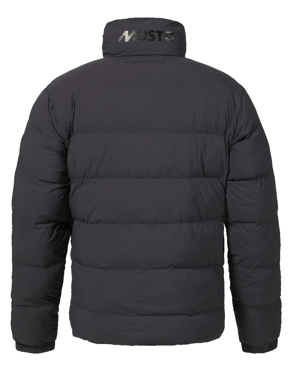 Carbon Coloured Musto Mens Active Puffer Jacket on white background 