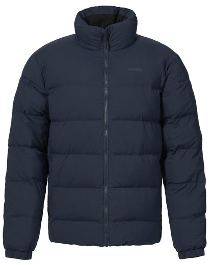 Navy Coloured Musto Mens Active Puffer Jacket on white background 