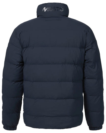 Navy Coloured Musto Mens Active Puffer Jacket on white background 