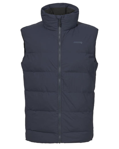 Navy Coloured Musto Mens Active Puffer Vest on white background 