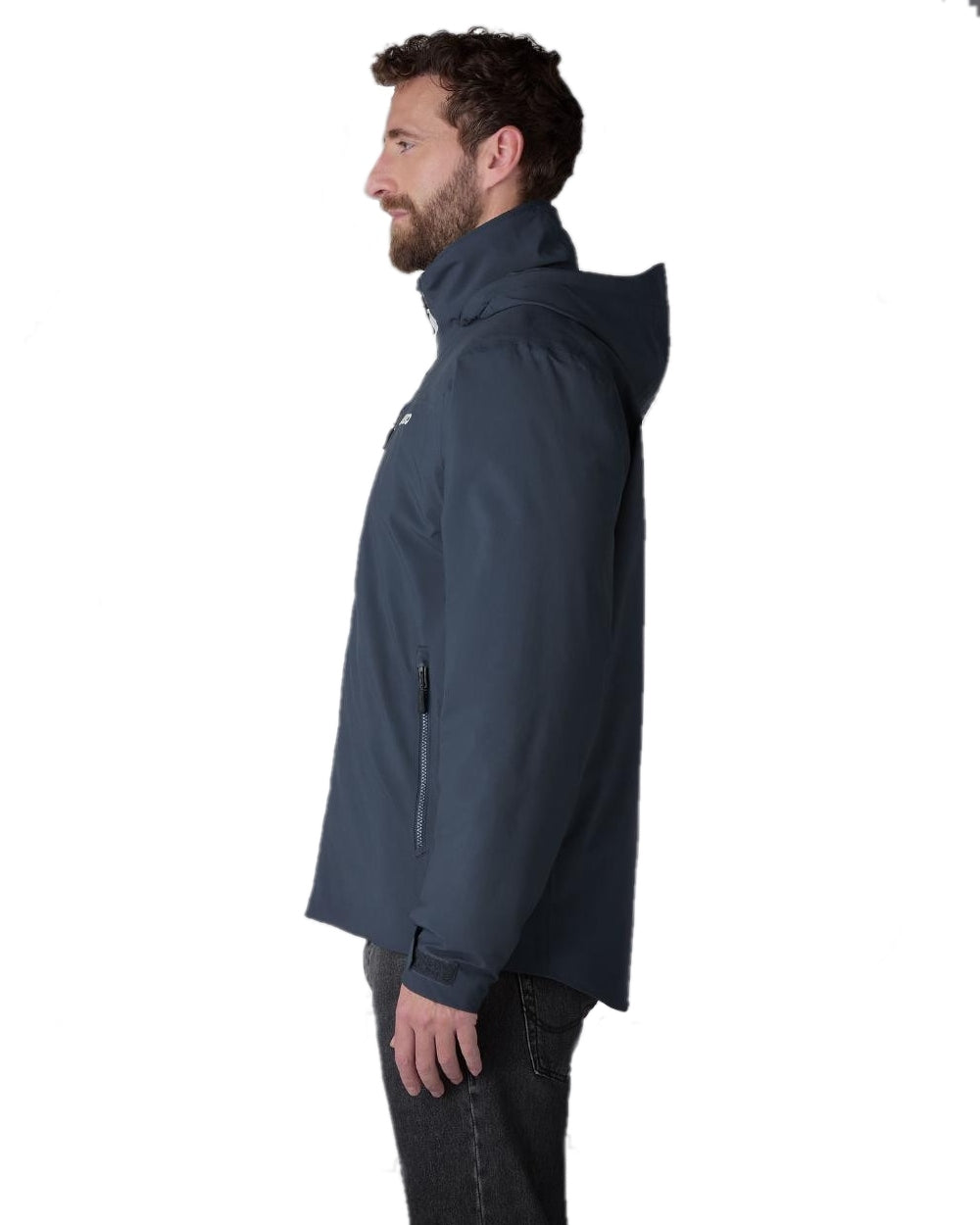 True Navy coloured Musto Mens BR1 Primaloft Midlayer Jacket on white background 