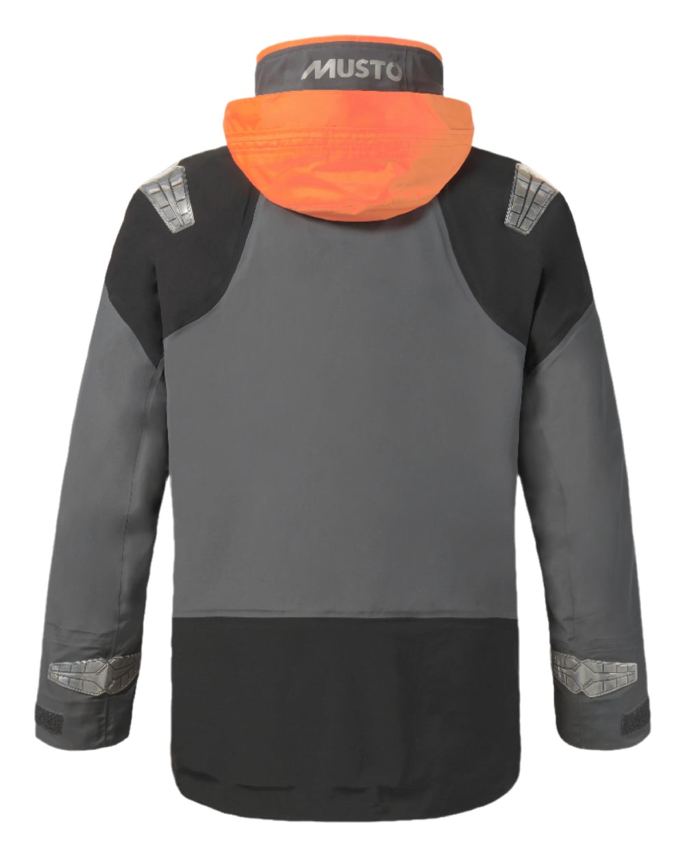 Charcoal coloured Musto Mens BR3 Pertex Offshore Jacket on white background 
