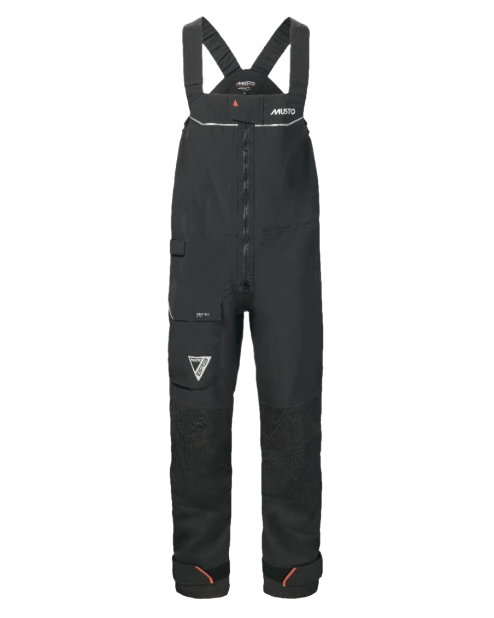 Black coloured Musto Mens BR3 Pertex Offshore Trousers on white background 