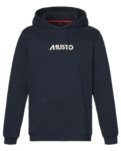 Navy Coloured Musto Mens Classic Hoodie on white background 
